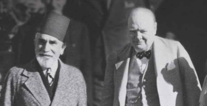 From the cover of "Churchill and the Islamic World"