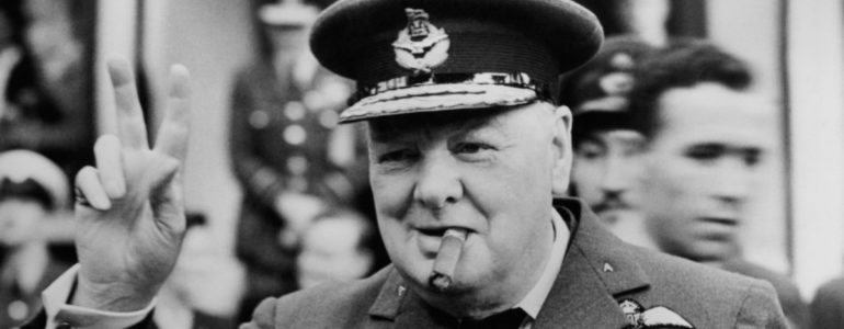 From the cover of "Churchill's Final Farewell"