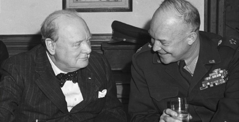 From the Cover of Churchill & Eisenhower