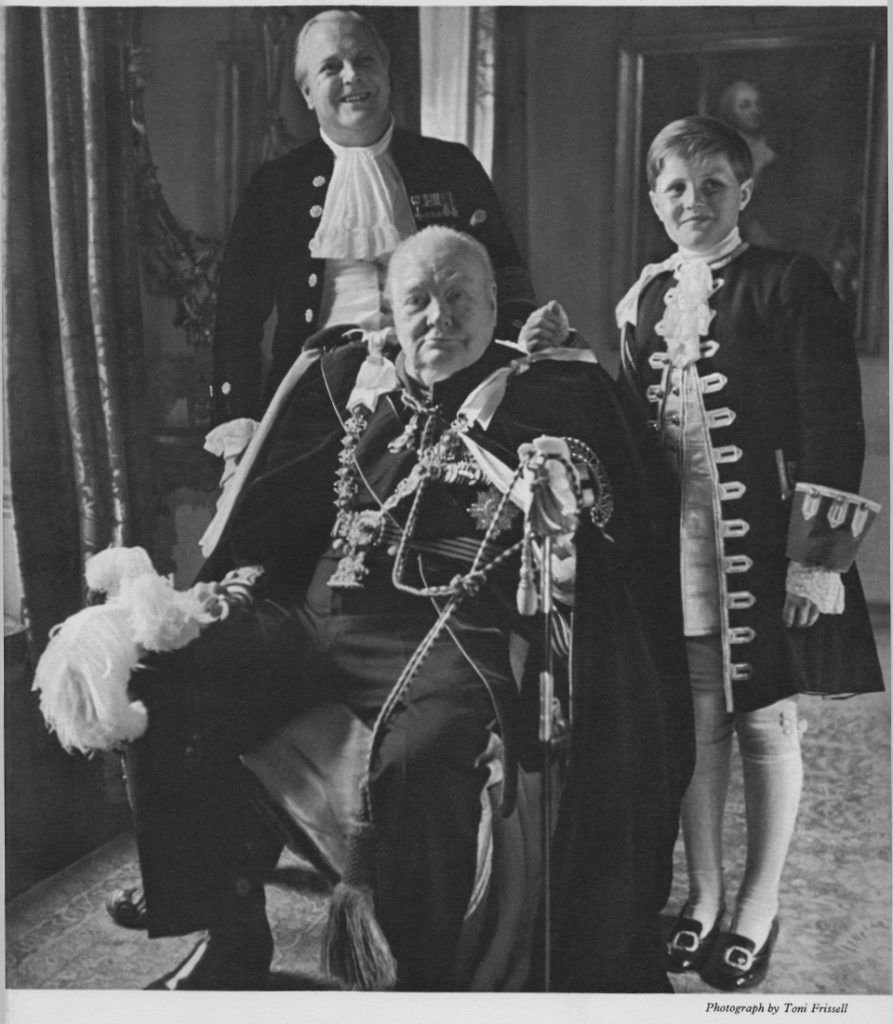 Sir Winston with his son and grandson