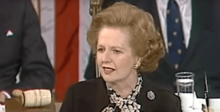 Margaret Thatcher in congress