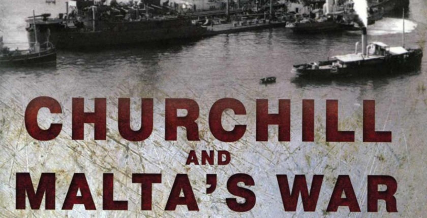 From the cover of Churchill and Malta's War