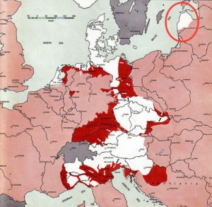 Front lines 1 May 1945