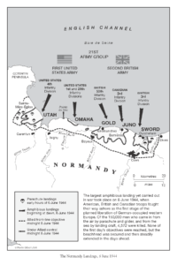 Map of the English Channel