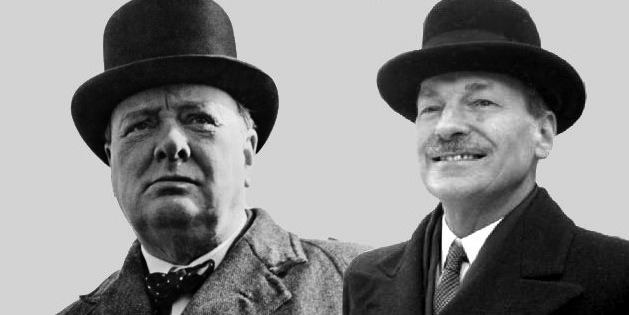 Attlee and Churchill