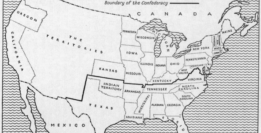 1863 The Treaty of Harper's Ferry Map